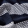Jersey coton Rayures en pointillés – bleu marine/blanc,  thumbnail number 2