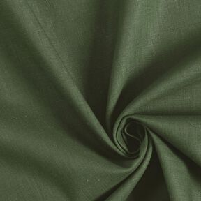 Tissu de lin en ramie m&eacute;lang&eacute;e medium &ndash; vert sapin, 