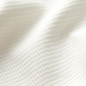 Mini Jersey de coton gaufré uni – blanc, 
