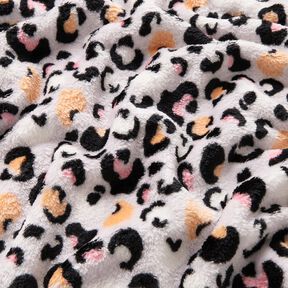 Polaire douillet Motif léopard – gris brume, 