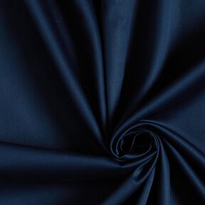 Satin de coton Uni – bleu noir, 