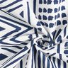 Tissu de décoration Canvas Ethno – bleu marine/blanc,  thumbnail number 3