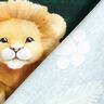Jersey coton Lion mignon Panel | Glitzerpüppi  – vert foncé/brun faon,  thumbnail number 5