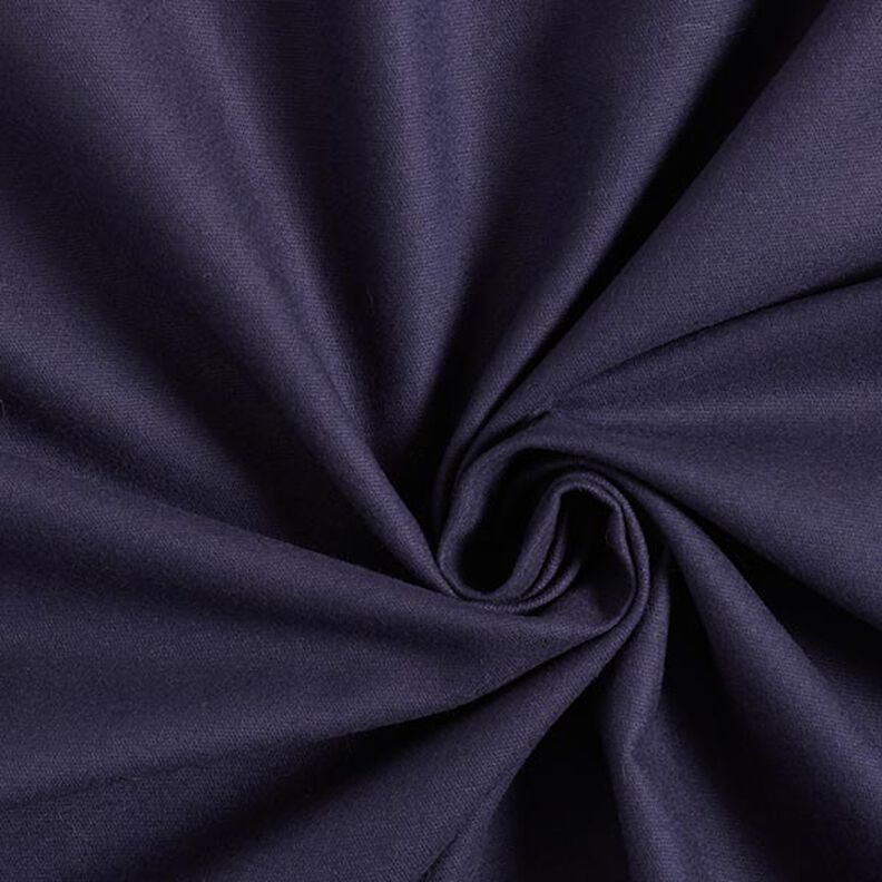 Flanelle coton Uni – bleu nuit,  image number 1