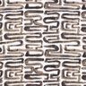 Coton et viscose mélangé Lignes sinueuses – blanc,  thumbnail number 1