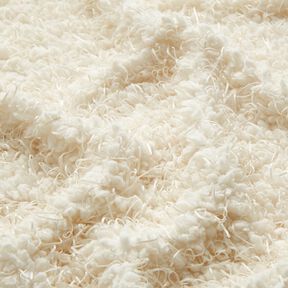 Fourrure synthétique avec fils fantaisie – blanc, 