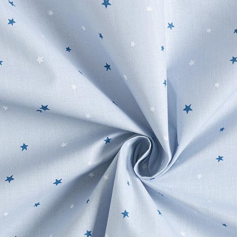 Tissu en coton Cretonne Étoiles – bleu, image number 3
