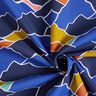 Tissu en coton Cretonne Vagues abstraites – bleu roi/sauge,  thumbnail number 3