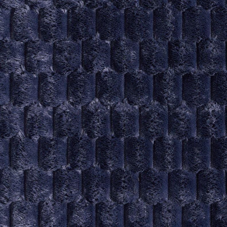 Fourrure synthétique Honigwaben – bleu nuit,  image number 1