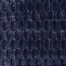 Fourrure synthétique Honigwaben – bleu nuit,  thumbnail number 1