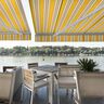Toile pour store banne Rayures larges et étroites – jaune soleil/blanc,  thumbnail number 6