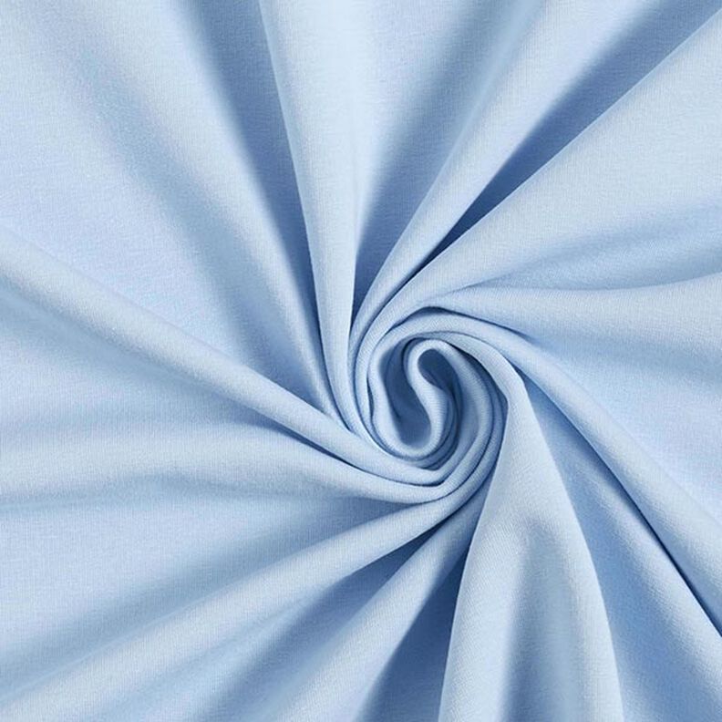 Molleton coton léger uni – bleu clair,  image number 1