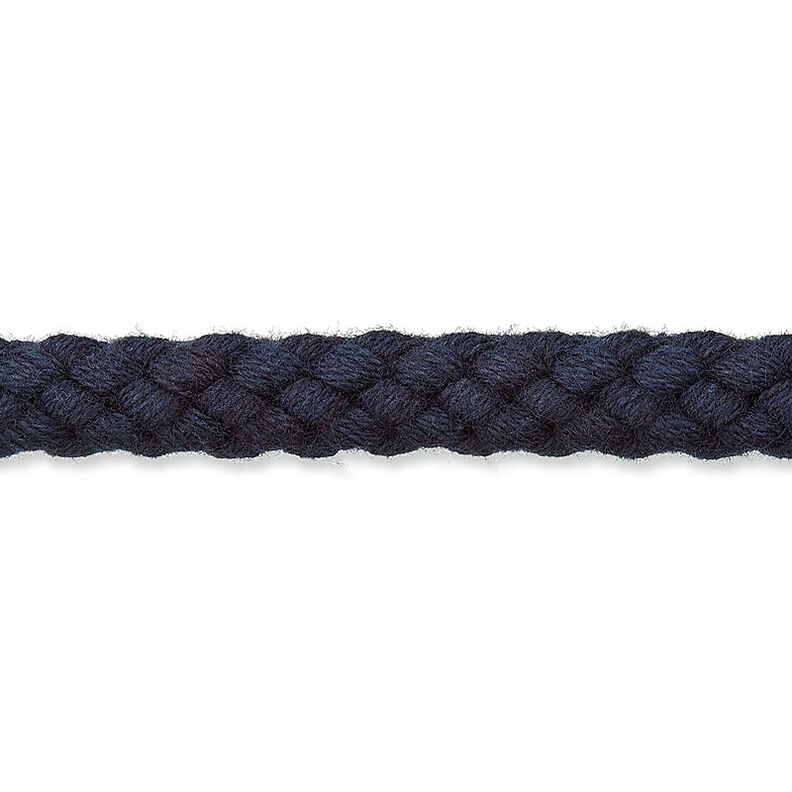 Cordon en coton [Ø 7 mm] – noir,  image number 1