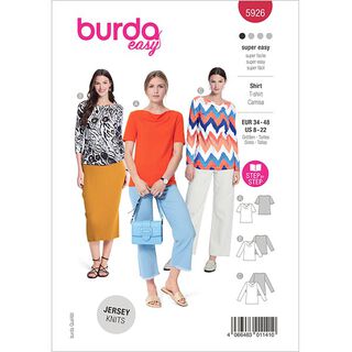T-shirt  | Burda 5926 | 34-48, 