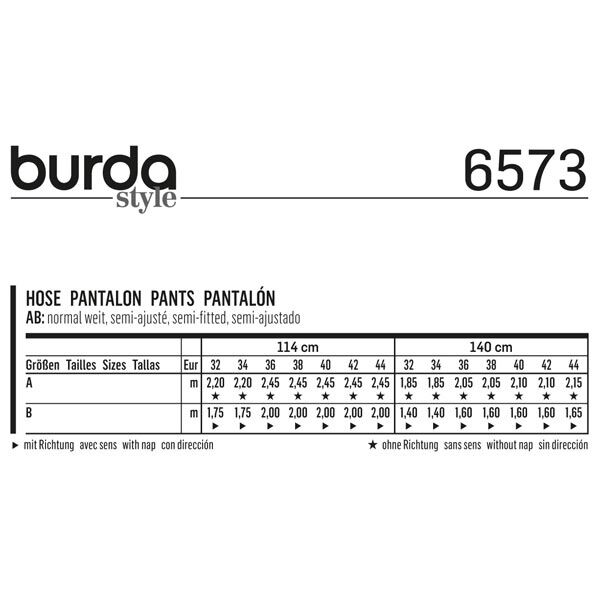 Pantalon, Burda 6573,  image number 7