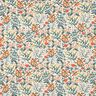 Tissu double gaze de coton Prairie fleurie Impression numérique | Poppy Fabrics – écru/orange pêche,  thumbnail number 1