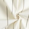 Tissu d’extérieur Canvas Rayures fines – blanc/gris clair,  thumbnail number 3