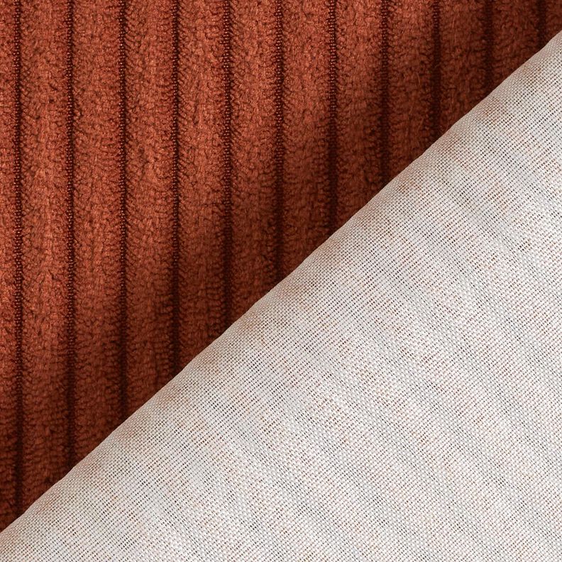 Tissu de revêtement velours côtelé doux – bronze,  image number 4
