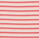 Maille côtelée rayures horizontales – rose clair/homard,  thumbnail number 1