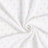 Tissu en viscose gouttes scintillantes – blanc,  thumbnail number 4