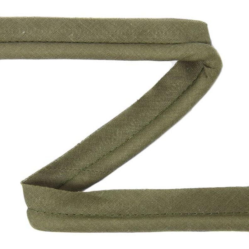 Galon passepoil en coton [20 mm] - vert olive,  image number 1