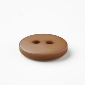 Bouton à 2 trous rond [Ø 11 mm] – noix de cajou, 