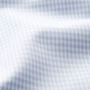 Tissu en coton Vichy à carreaux 0,2 cm – jean bleu clair/blanc, 