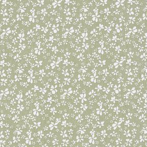 Tissu en coton Cretonne Petites fleurs – kaki, 