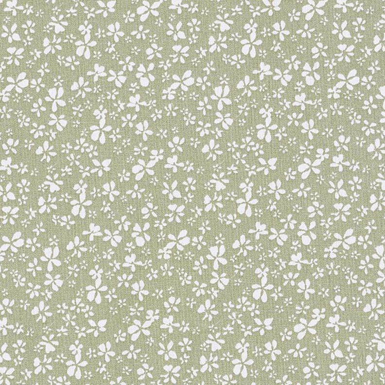 Tissu en coton Cretonne Petites fleurs – kaki,  image number 1