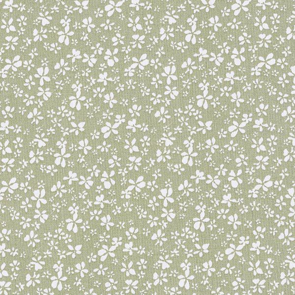 Tissu en coton Cretonne Petites fleurs – kaki,  image number 1
