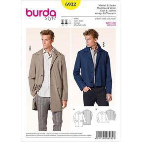 Manteau / veste homme, Burda 6932, 