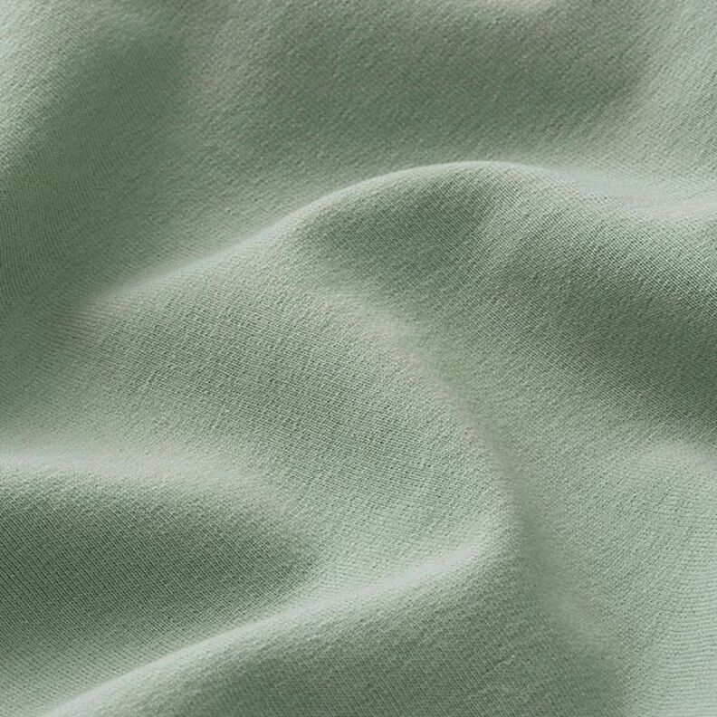 Molleton coton léger uni – roseau, image number 4