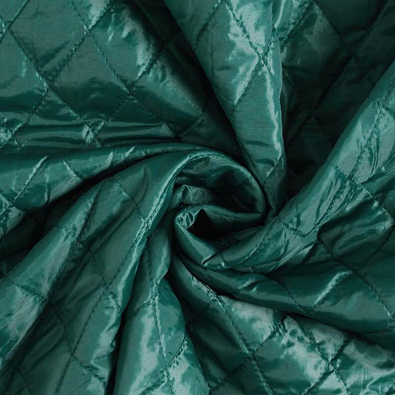 Doublure matelassée en losanges – sapin bleu,  image number 4