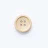 Bouton en bois 4 trous – beige,  thumbnail number 1