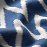 Tissus pour l’extérieur Jacquard Motif ikat – bleu,  thumbnail number 2