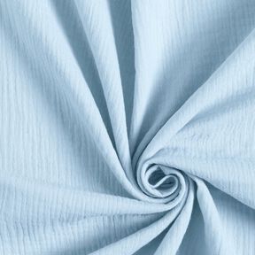 Tissu double gaze de coton – bleu bébé, 