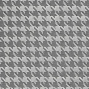 Tissu de doublure Jacquard Pied-de-poule – gris clair/gris foncé, 