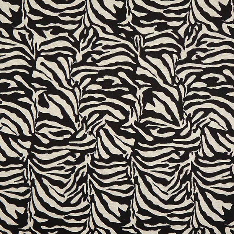 Jacquard Gobelin Zèbre – noir/blanc, image number 1