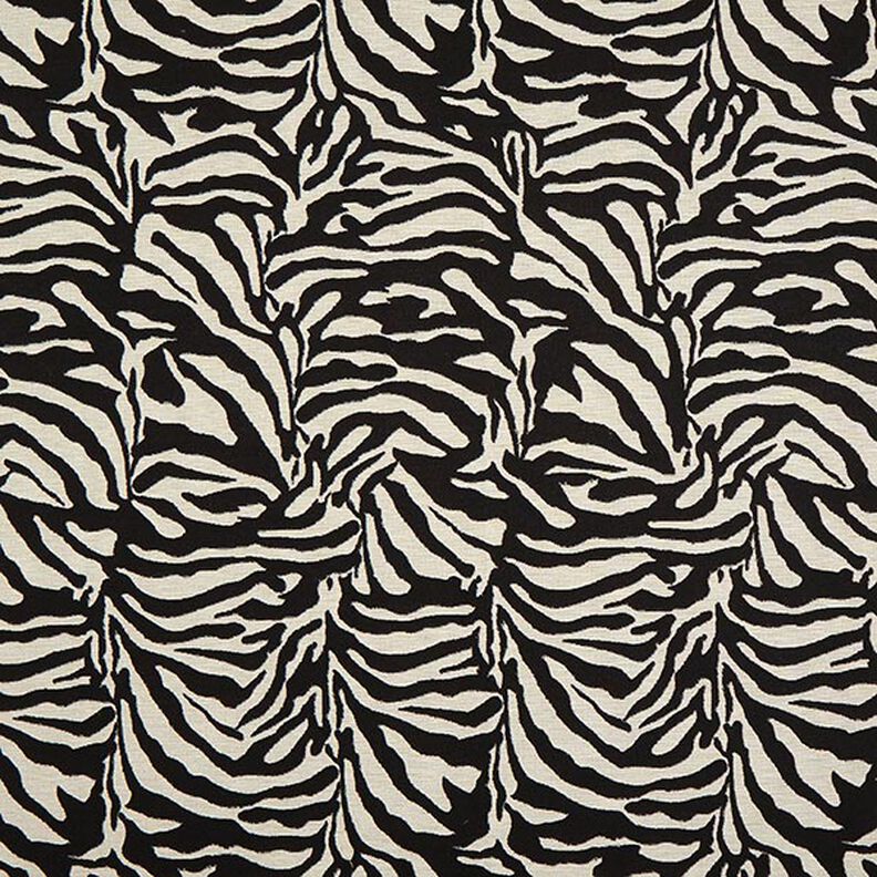 Jacquard Gobelin Zèbre – noir/blanc,  image number 1