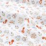 Tissu double gaze de coton Écureuil et souris – blanc,  thumbnail number 2