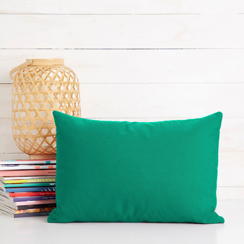 Tissu en coton Cretonne Uni – vert genévrier,  image number 9