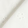 Dentelle brodée Fleurs aux bords festonnés – blanc,  thumbnail number 4
