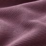 Jersey côtelé ottoman uni – aubergine,  thumbnail number 3