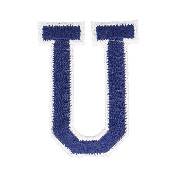 Application lettre U [ Hauteur : 4,6 cm ] – bleu marine,  image number 1