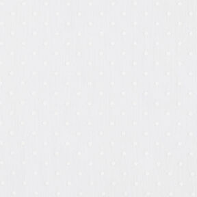 Tissu pour voilages Petits points 300 cm – blanc, 