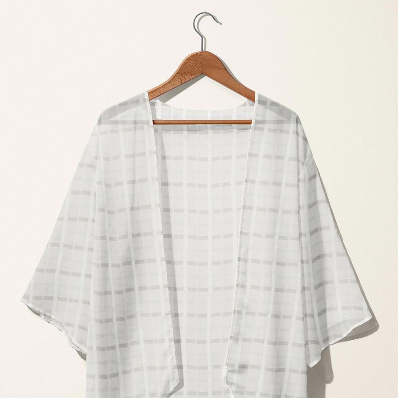Chiffon Carreau-fenêtre – blanc,  image number 5