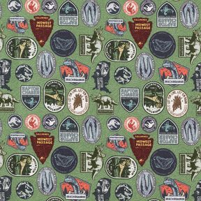 Popeline coton Patches Jurassic Park Tissu sous licence | Universal Studios – pin, 