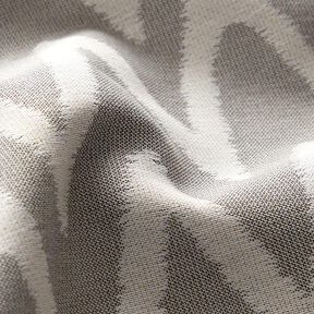 Tissus pour l’extérieur Jacquard Motif ikat – gris clair, 