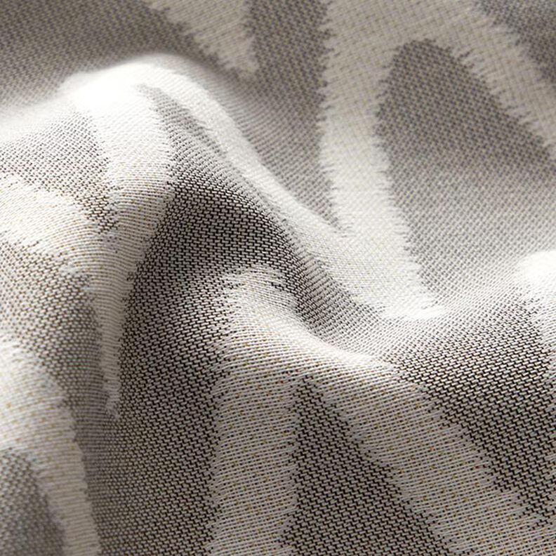 Tissus pour l’extérieur Jacquard Motif ikat – gris clair,  image number 2