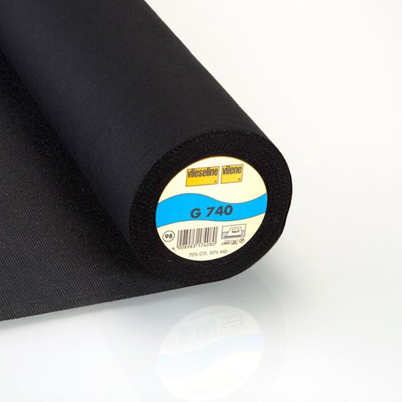 G 740 Entoilage tissé polyvalent thermocollant | Vlieseline – noir, image number 1